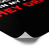 Poster Alcoholics Don't Run In My Family They Drive Funny (Coin)