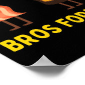 Poster Alcool Bros Forever Beer Bacon Cadeaux alimentaire (Coin)