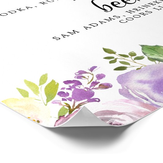 Poster Alcool, Cocktail Bar Boissons Signal Mariage modif (Coin)