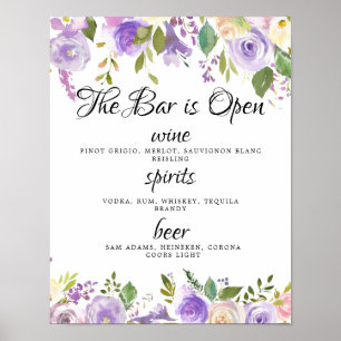 Poster Alcool, Cocktail Bar Boissons Signal Mariage modif