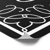 Poster Alcool HANGOVER barre signe parfait imprimé mariag (Coin)