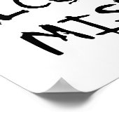 Poster Alcool Mishap (Coin)