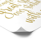 Poster Alcool parce qu'aucune grande histoire 8x10 Mariag (Coin)