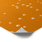 Poster Ale avec de minuscules bulles Art Arrière - plan (Coin)