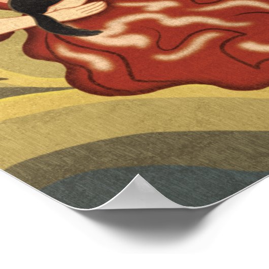 Poster Ale style vin d'orge Quakerbridge (Coin)