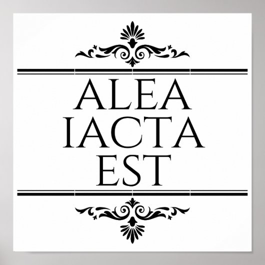 Poster Alea Iacta Est (Devant)
