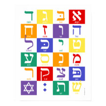 Poster Alef-Bet
