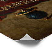 Poster Alessandro Allori - Corps du Christ annoté (Coin)