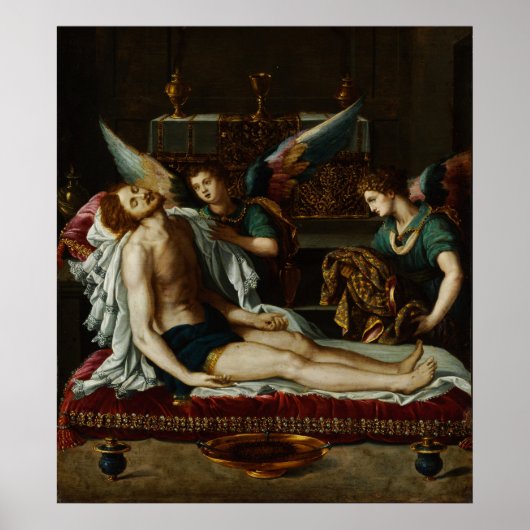 Poster Alessandro Allori - Corps du Christ annoté (Devant)