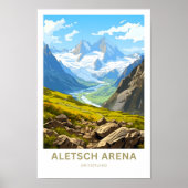 Poster Aletsch Arena Suisse Imprimer (Devant)