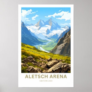 Poster Aletsch Arena Suisse Imprimer