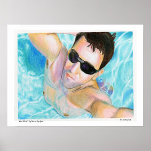 Poster "Alex All Wet" Mon visage sur Mon Spa...