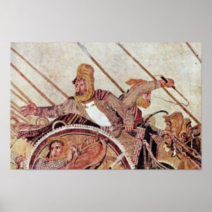 Poster Alexander Battle By Meister Der Alexanderschlacht