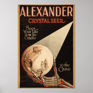 Poster Alexander, Crystal "Berceau à la tombe" Magique
