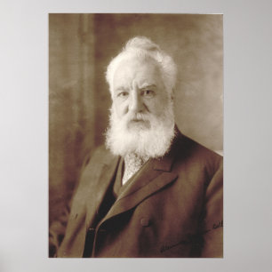 Poster Alexander Graham Bell Portrait