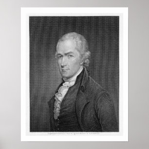Poster Alexander Hamilton (1757-1804) gravé par John