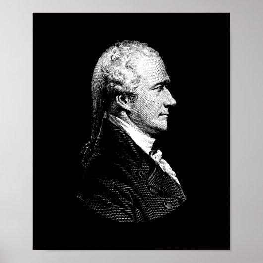 Poster Alexander Hamilton Portrait (Devant)