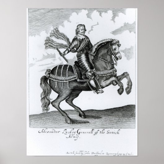 Poster Alexander Leslie 1er comte de Leven (Devant)