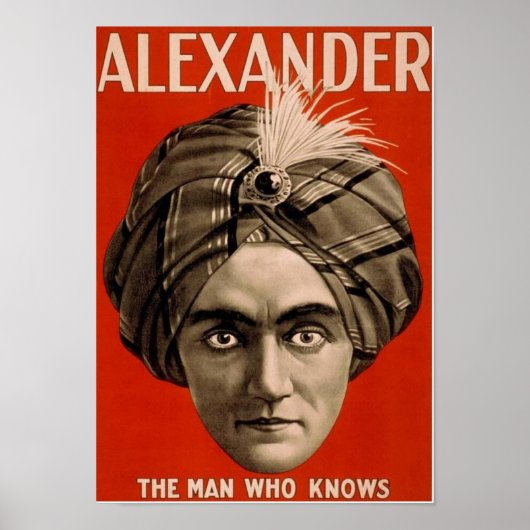 Poster Alexander l'homme qui connaît (Devant)