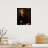 Poster Alexander Pope Citation de sagesse "L'erreur est h (Cuisine)