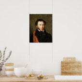 Poster Alexander Pushkin Portrait (Cuisine)