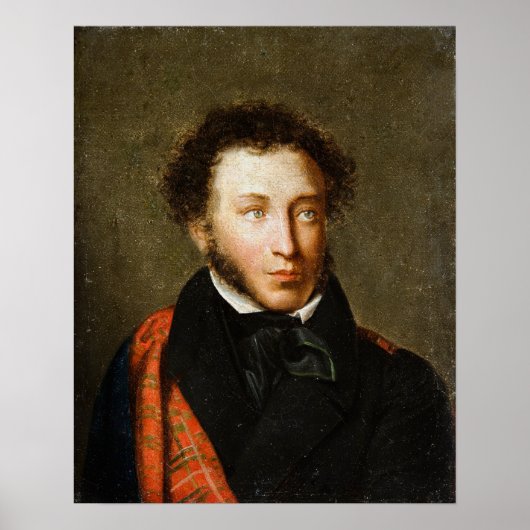 Poster Alexander Pushkin Portrait (Devant)
