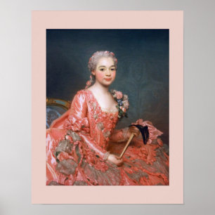 Poster Alexander Roslin – Baroness de Neubourg-Cromière