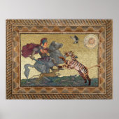 Poster Alexander the Great, Bucephalus and Expertises des (Devant)