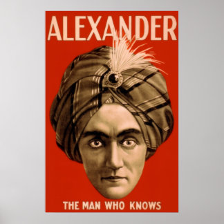 Poster Alexander "The Man Who Knows" (L'affiche)