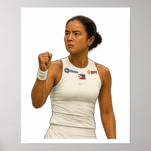 Poster Alexandra Eala - Champion de Guadalajara 2025 (Devant)