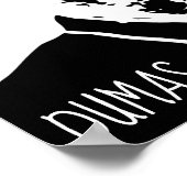 Poster Alexandre Dumas (Coin)