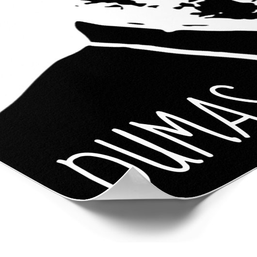 Poster Alexandre Dumas (Coin)