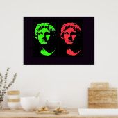 Poster Alexandre le Grand Collage (Cuisine)