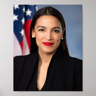 Poster Alexandria Ocasio Cortez Portrait