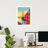 Poster Alexandrie Virginie vintage (Bureau à domicile)