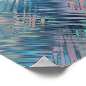 Poster Alexandrite Blue Glassy Texture (Coin)