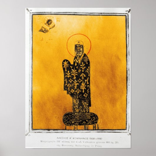 Poster Alexius I Comnenus, empereur byzantin 2 (Devant)