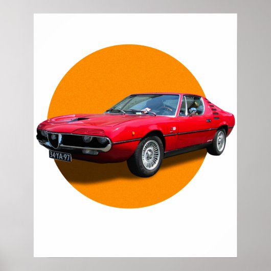 Poster Alfa Romeo Montreal (Devant)