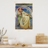 Poster Alfons Mucha 1911 Princezna Hyacinta (Cuisine)
