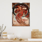 Poster Alfons Mucha Dance (Cuisine)