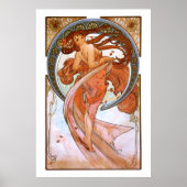 Poster Alfons Mucha : Danse (Devant)