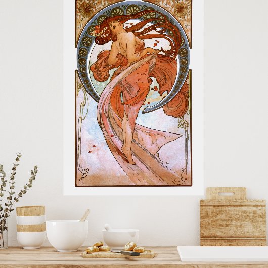 Poster Alfons Mucha : Danse (Cuisine)