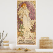 Poster Alfons Mucha La Dame aux Camlias Sarah Bernhardt (Cuisine)