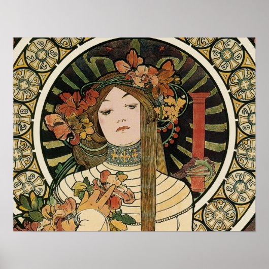 Poster Alfonse Mucha Trappistine Nouveau (Devant)