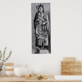 Poster Alfonso X 'le Sage', Roi de Castille (Cuisine)