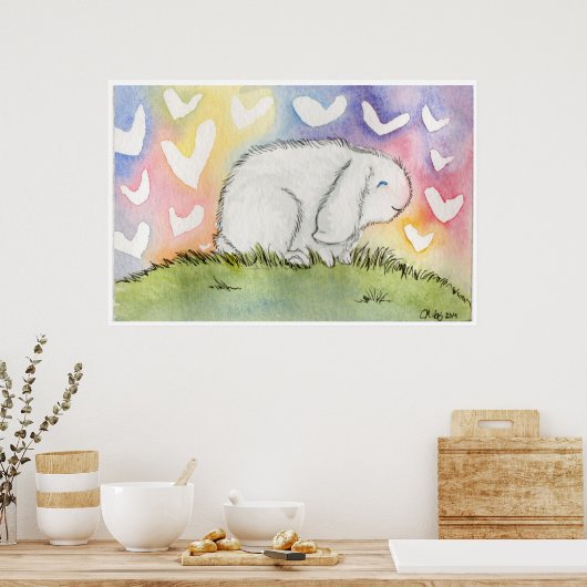 Poster Alfred Bunny Avec Amour (Cuisine)