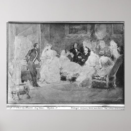 Poster Alfred de Musset Eugene Delacroix (Devant)