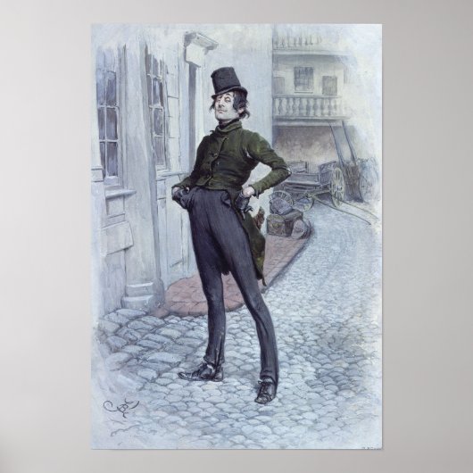 Poster Alfred Jingle (Devant)