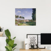 Poster Alfred Sisley | Banques du Loing at Moret (Bureau à domicile)