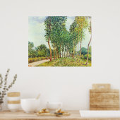 Poster Alfred Sisley - Banques du Loing in Moret (Cuisine)